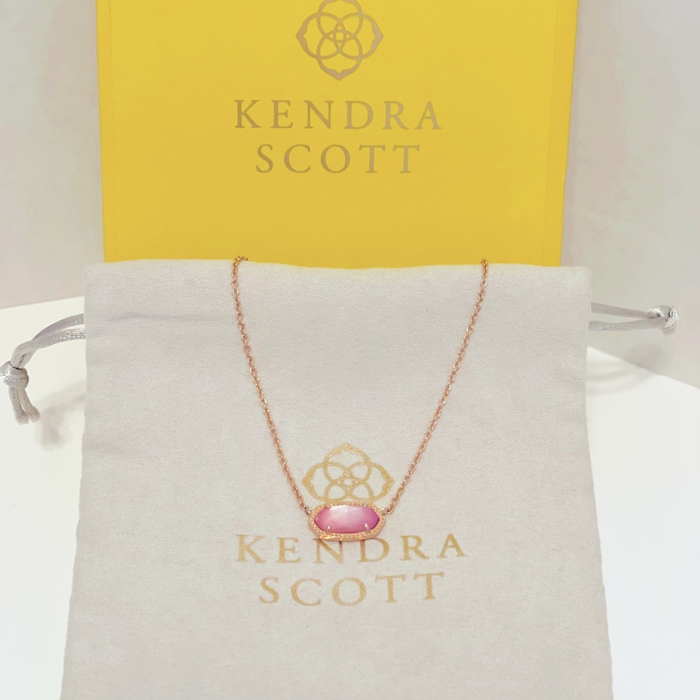 Kendra Scott Elisa Pink Blush Pearl rose gold